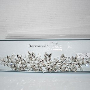 Borrowed & Blue by Southern Living, 2.75" Crystal Bead Belt #BLT10791 NWT